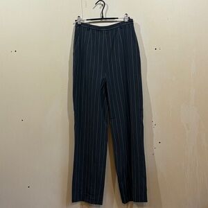 Giorgio Armani Vintage Gray And White Pinstripe Trouser Size XS